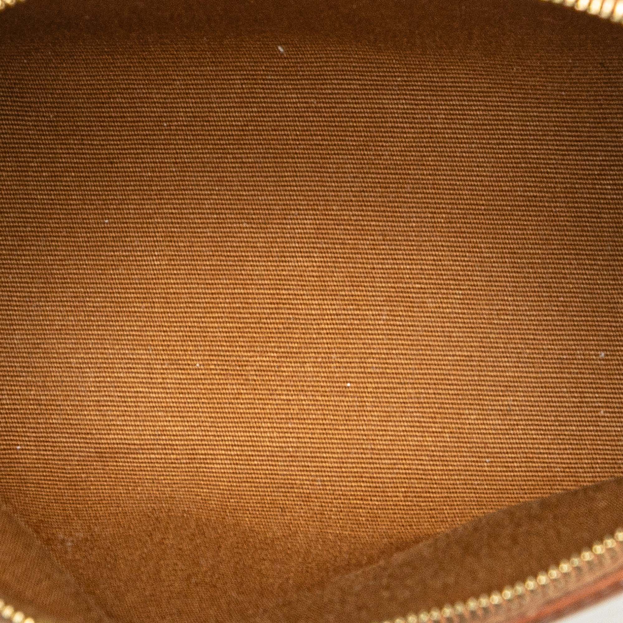 Triomphe Coated Canvas Clutch On Chain