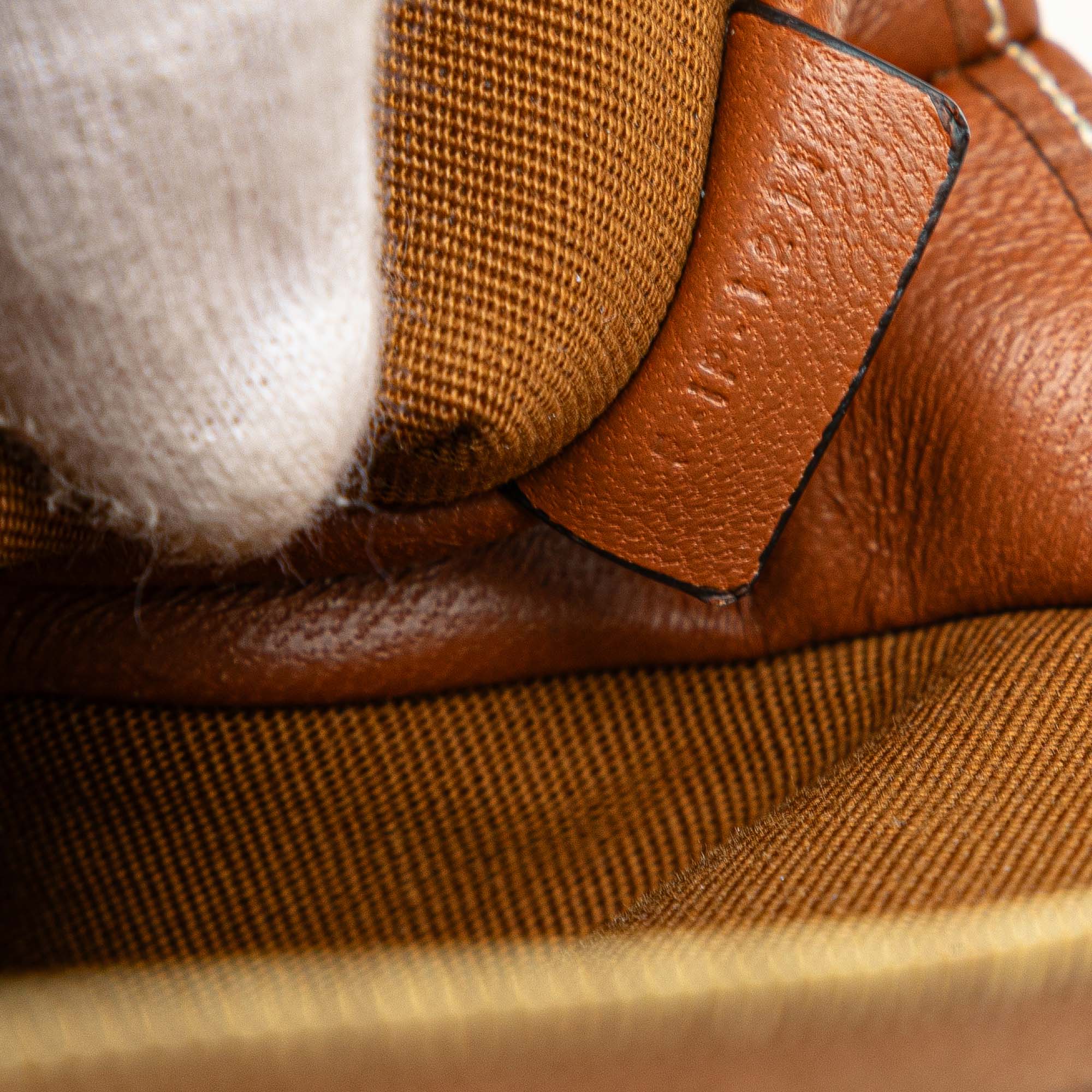 Triomphe Coated Canvas Clutch On Chain