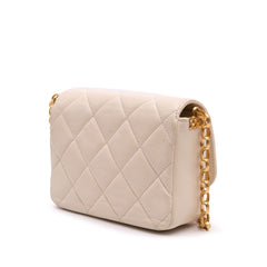 Small Quilted Lambskin CC Coin Flap