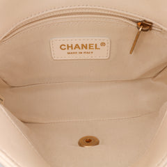 Small Quilted Lambskin CC Coin Flap