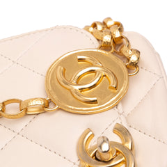 Small Quilted Lambskin CC Coin Flap