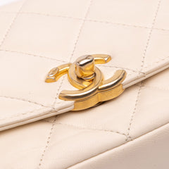 Small Quilted Lambskin CC Coin Flap