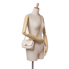 Small Quilted Lambskin CC Coin Flap