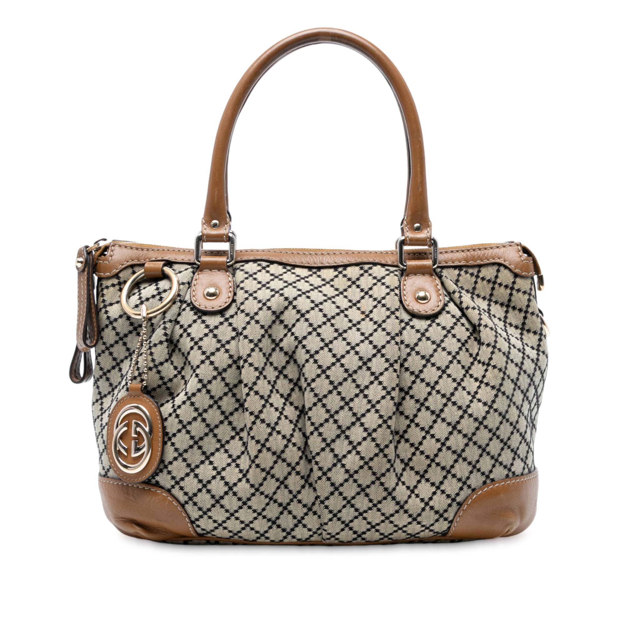 Diamante Canvas Sukey Satchel