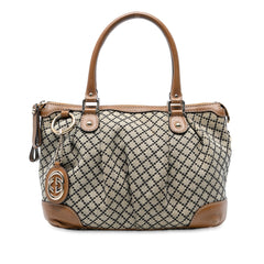 Diamante Canvas Sukey Satchel
