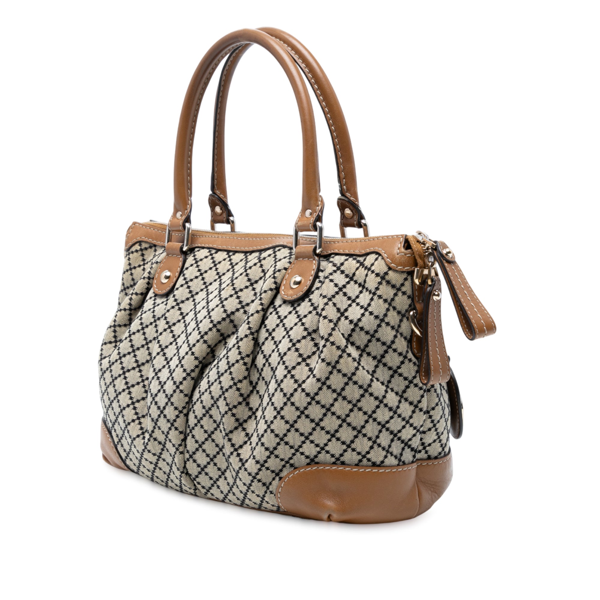 Diamante Canvas Sukey Satchel