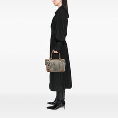 Diamante Canvas Sukey Satchel