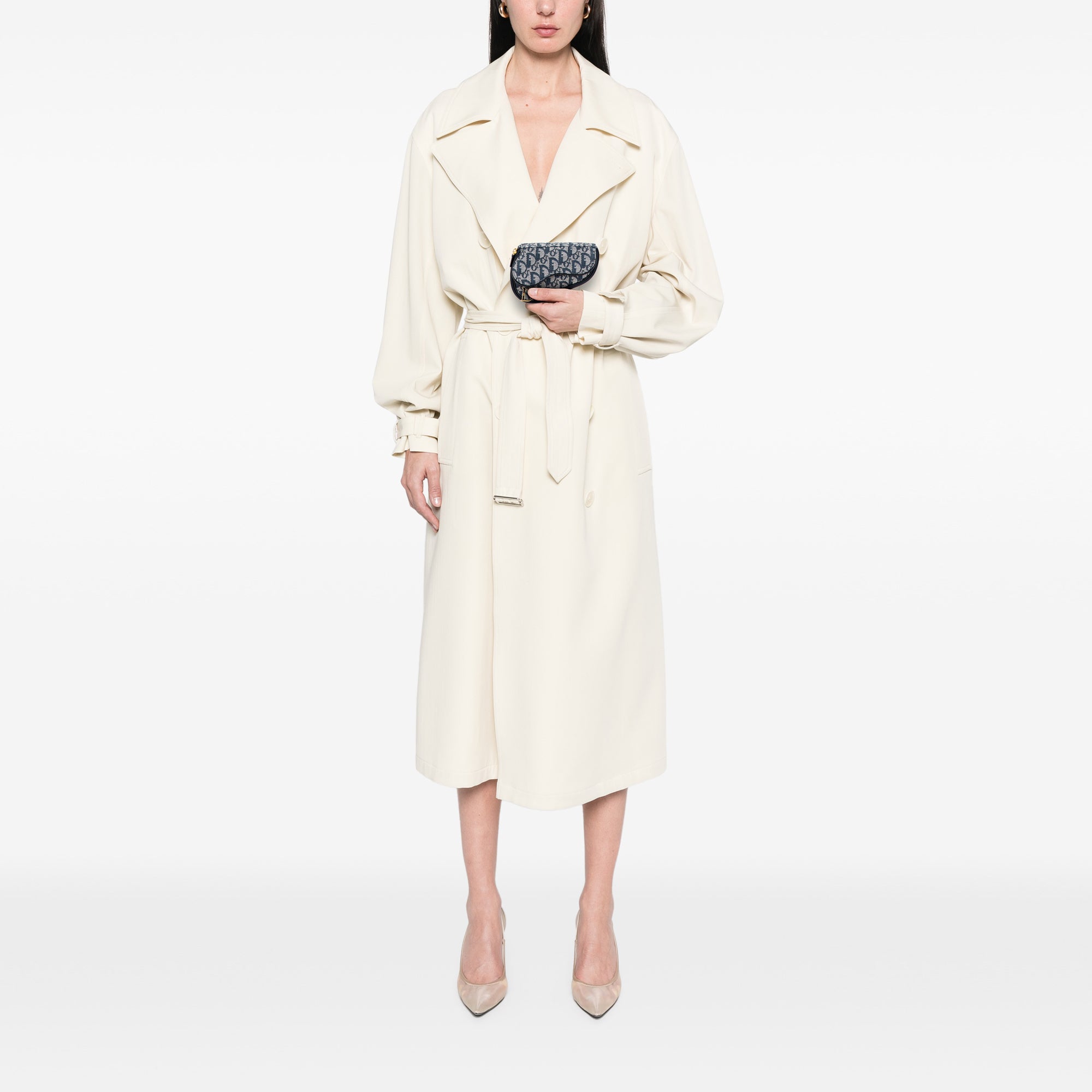 Diorissimo Canvas Saddle Pouch