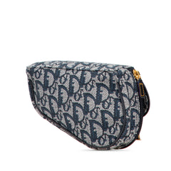 Diorissimo Canvas Saddle Pouch