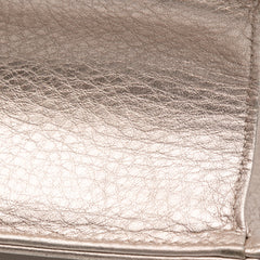 Medium Metallic Grained Calfskin Diorama Flap