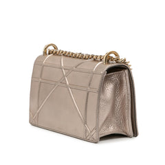 Medium Metallic Grained Calfskin Diorama Flap