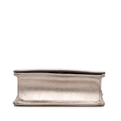 Medium Metallic Grained Calfskin Diorama Flap