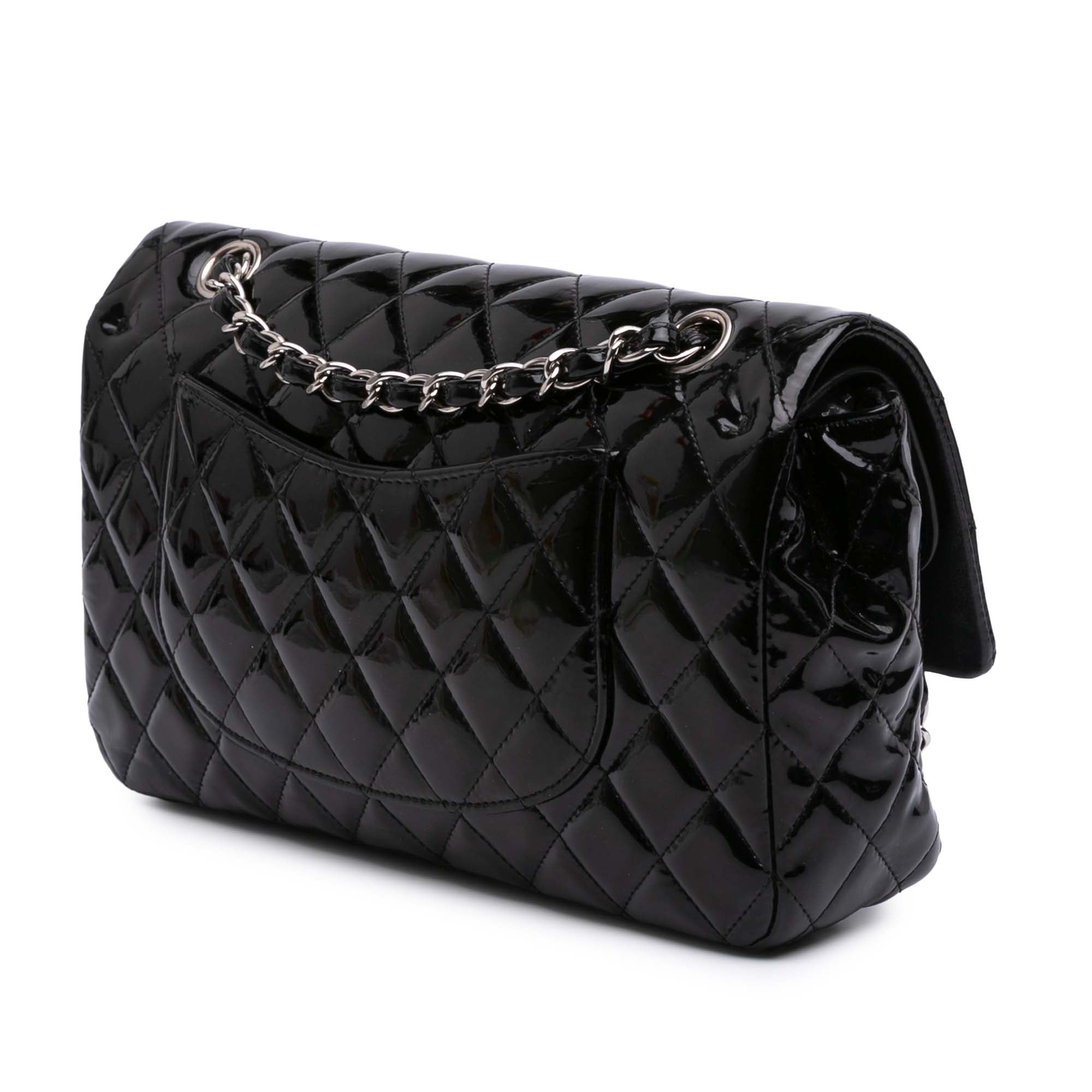Medium Classic Patent Double Flap