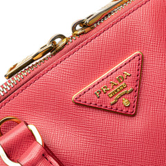 Medium Saffiano Lux Promenade Satchel