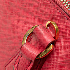 Medium Saffiano Lux Promenade Satchel