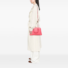 Medium Saffiano Lux Promenade Satchel