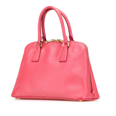 Medium Saffiano Lux Promenade Satchel
