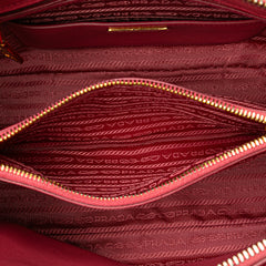 Medium Saffiano Lux Promenade Satchel