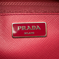 Medium Saffiano Lux Promenade Satchel