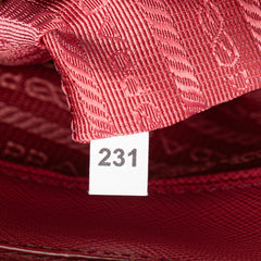 Medium Saffiano Lux Promenade Satchel