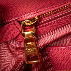 Medium Saffiano Lux Promenade Satchel