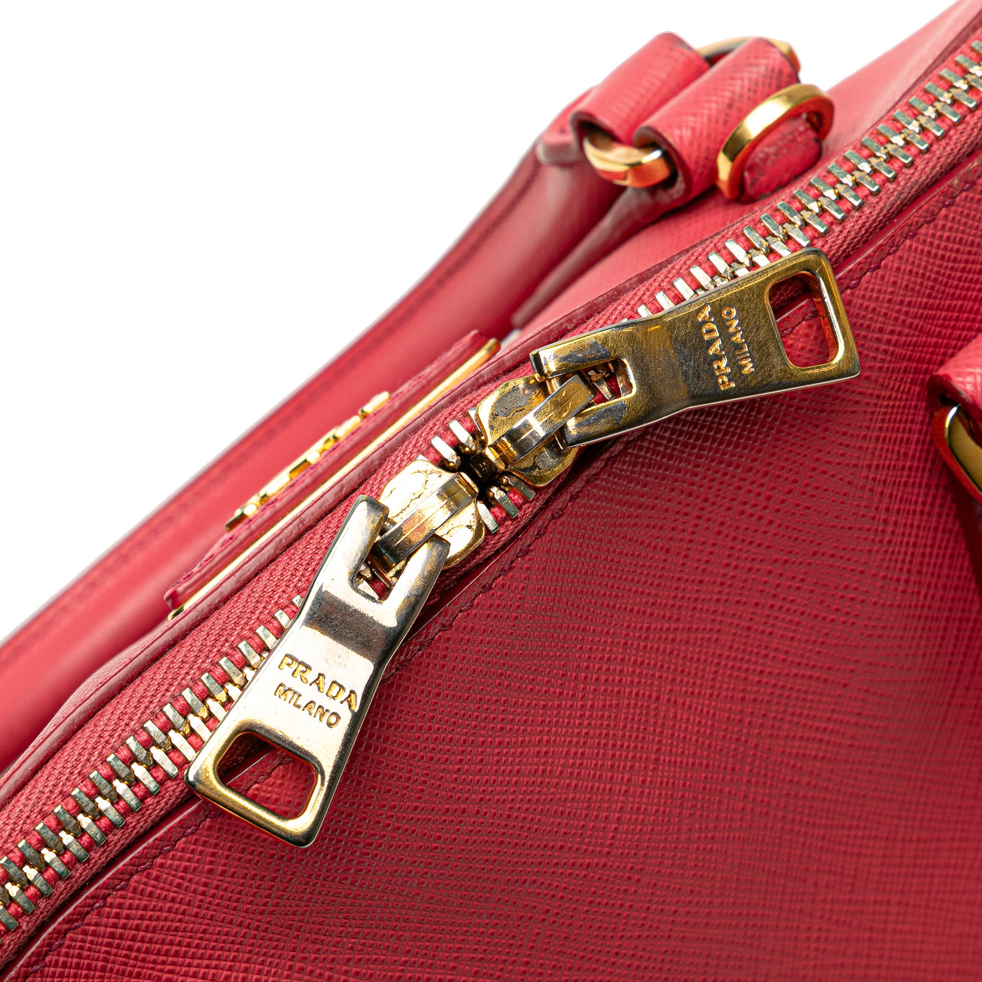 Medium Saffiano Lux Promenade Satchel