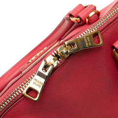 Medium Saffiano Lux Promenade Satchel