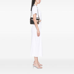 Small Tricolor Calfskin Puzzle Satchel