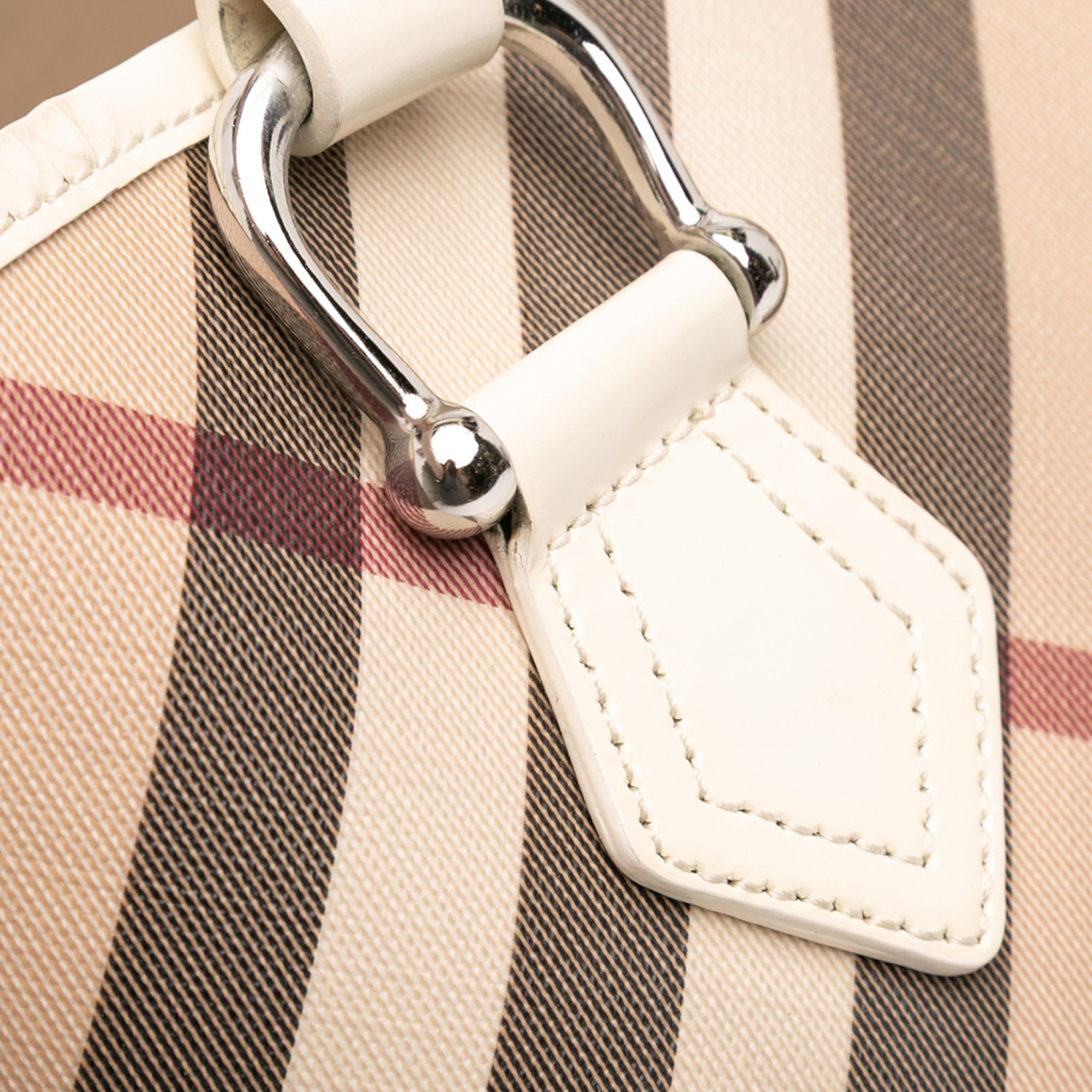 Supernova Check Coated Canvas Tote