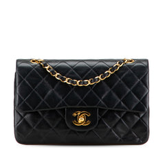 Small Classic Lambskin Double Flap