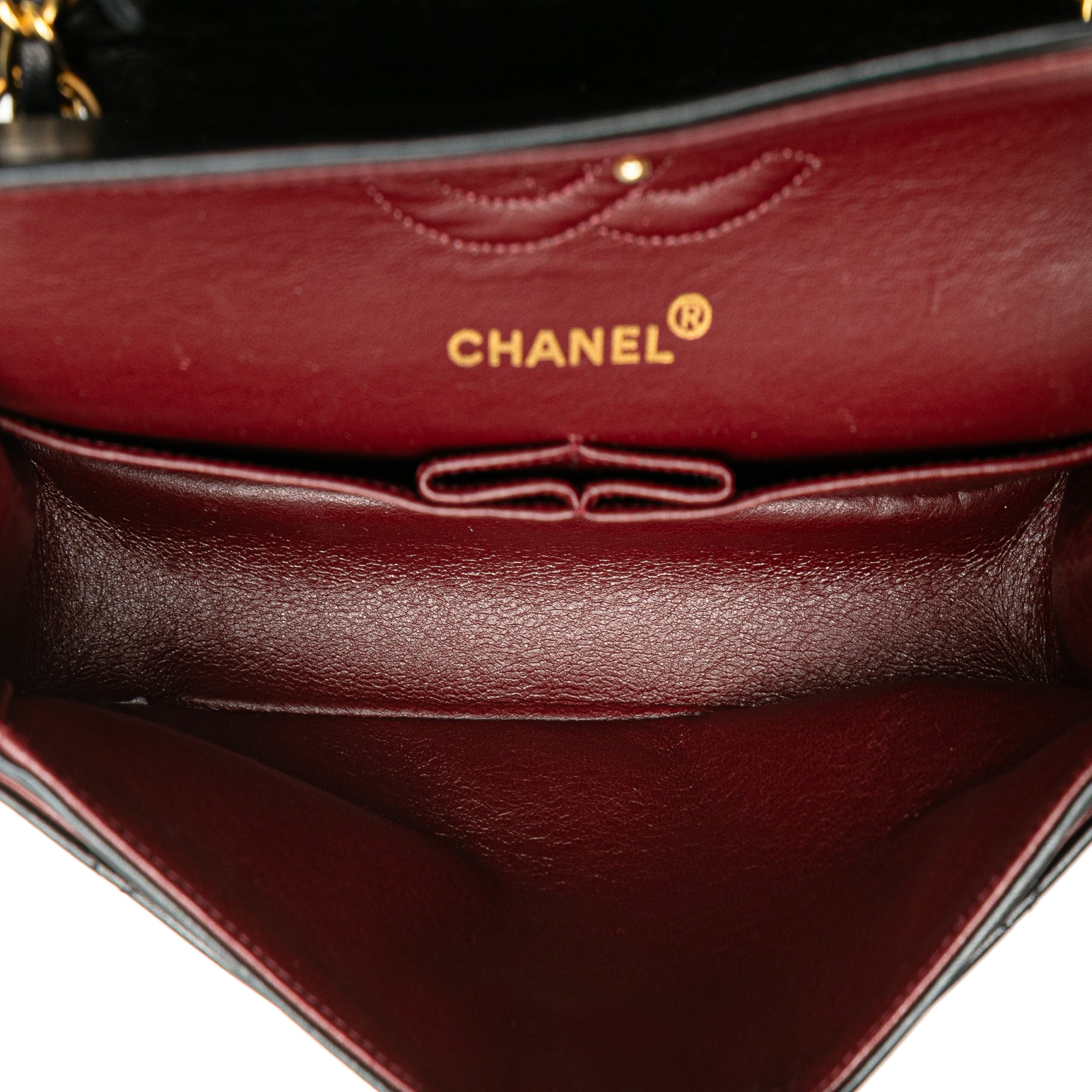 Small Classic Lambskin Double Flap
