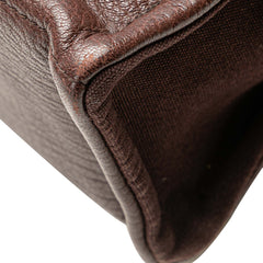 Canvas and Leather Fourre Tout MM