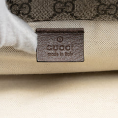 Medium GG Supreme Web Neo Vintage Double Flap Messenger Bag