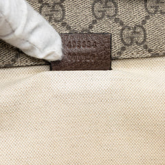 Medium GG Supreme Web Neo Vintage Double Flap Messenger Bag