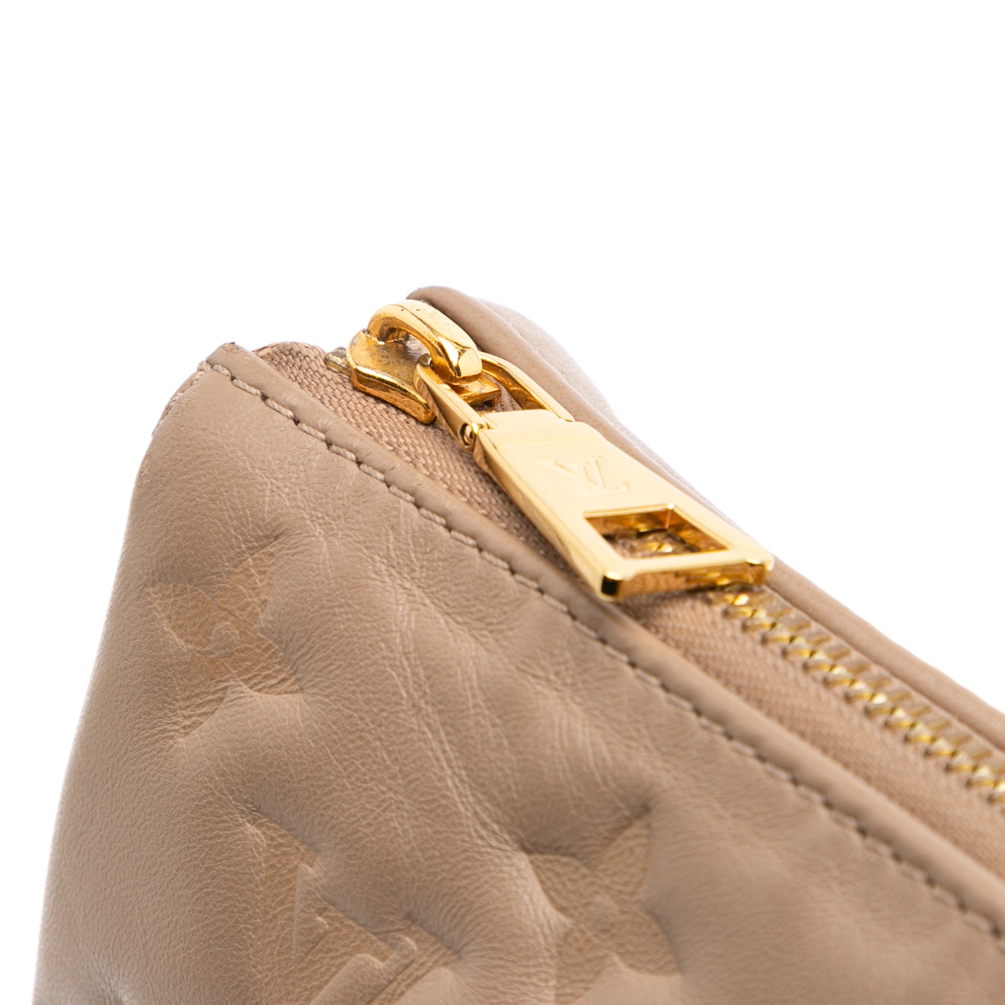 Monogram Embossed Puffy Lambskin Coussin PM
