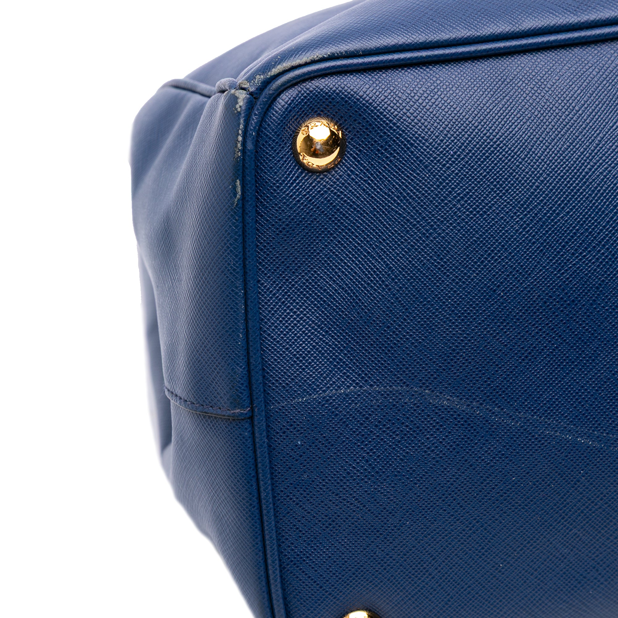 Large Saffiano Lux Galleria Double Zip Satchel