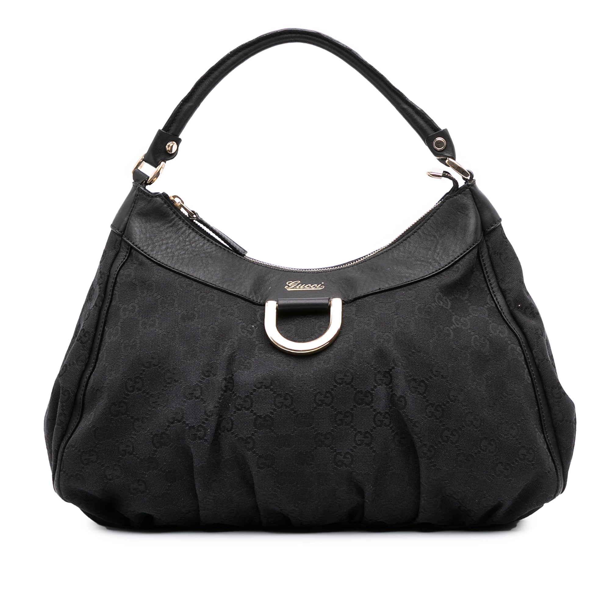 Large GG Canvas Abbey D Ring Shoulder Bag