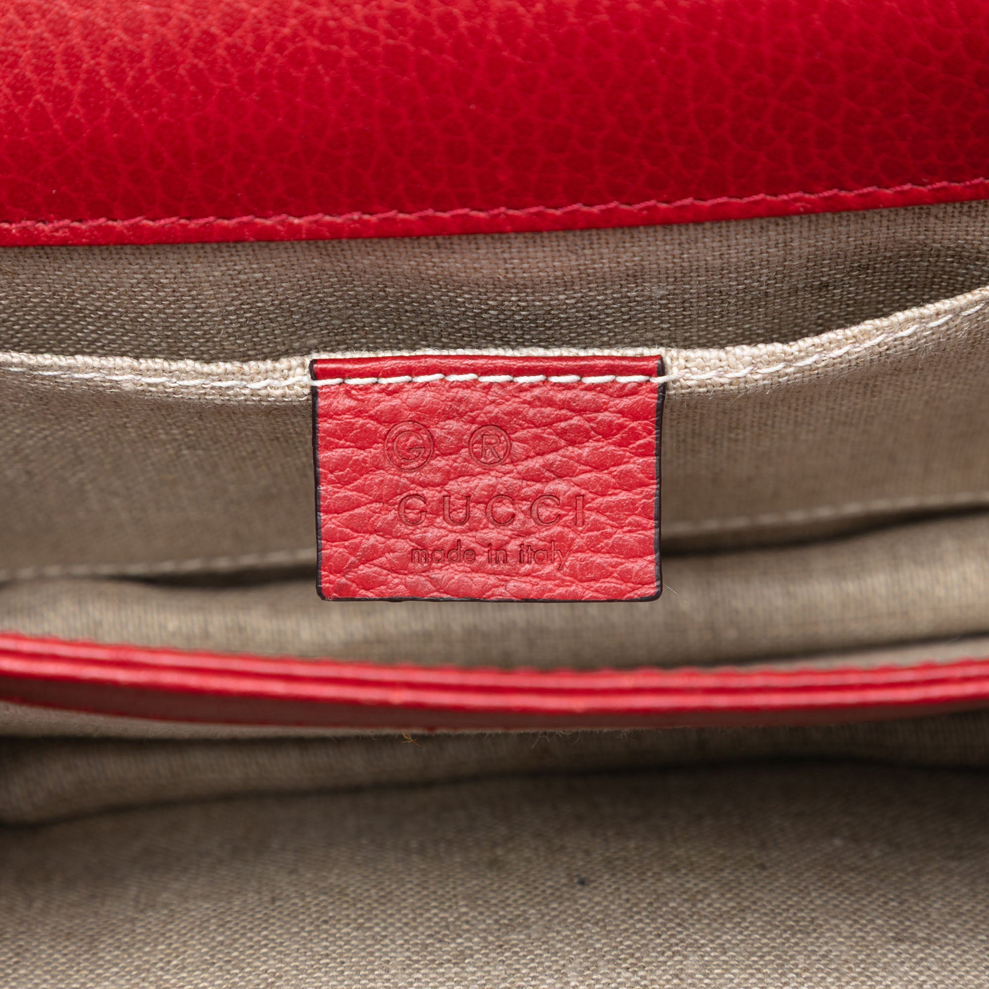 Small Dollar Calfskin Interlocking G Crossbody