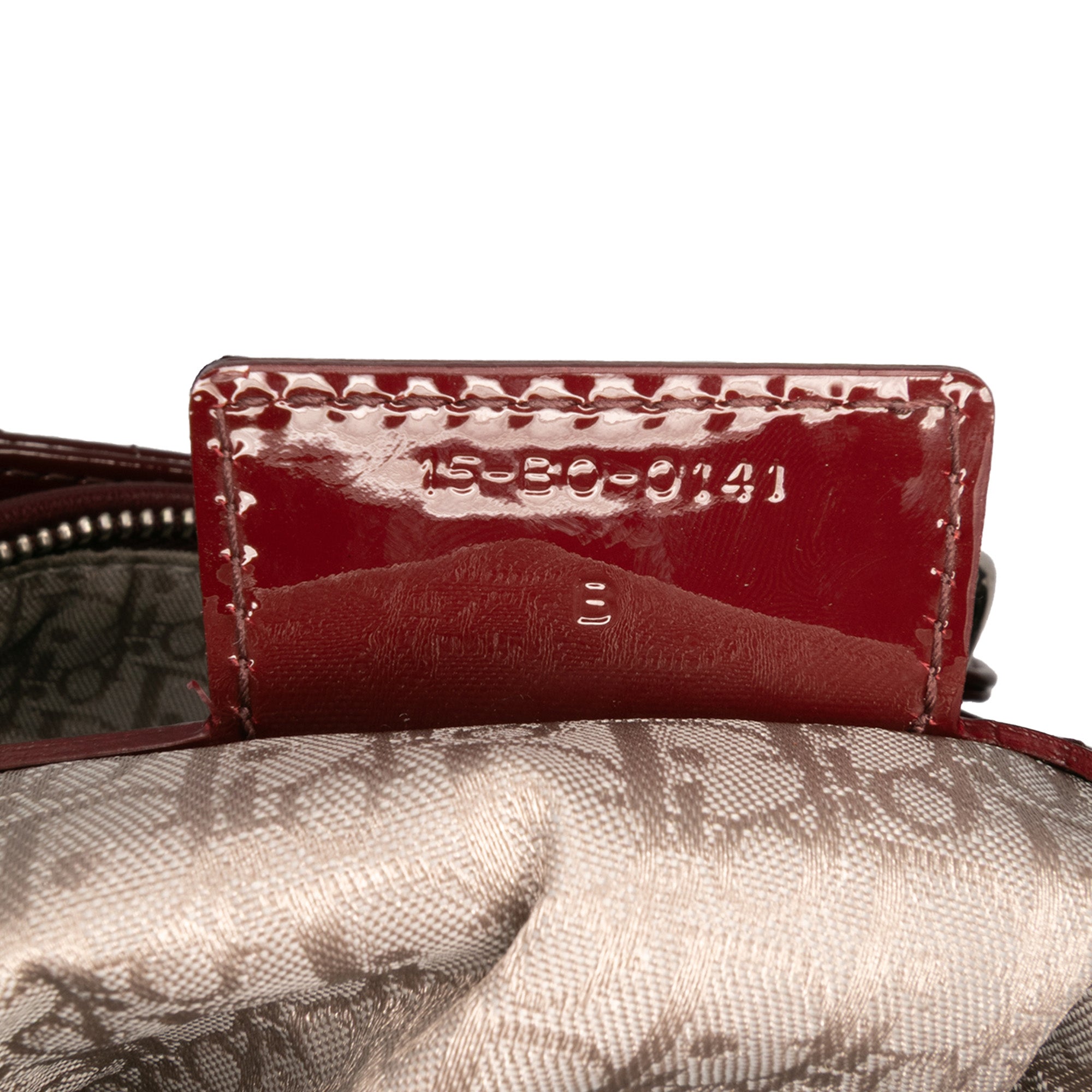 Large Patent Cannage Lady Dior