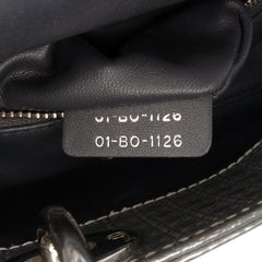 Mini Metallic Patent Microcannage Lady Dior