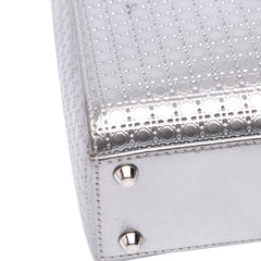 Mini Metallic Patent Microcannage Lady Dior