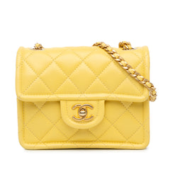 Mini Quilted Caviar Sweet Classic Flap