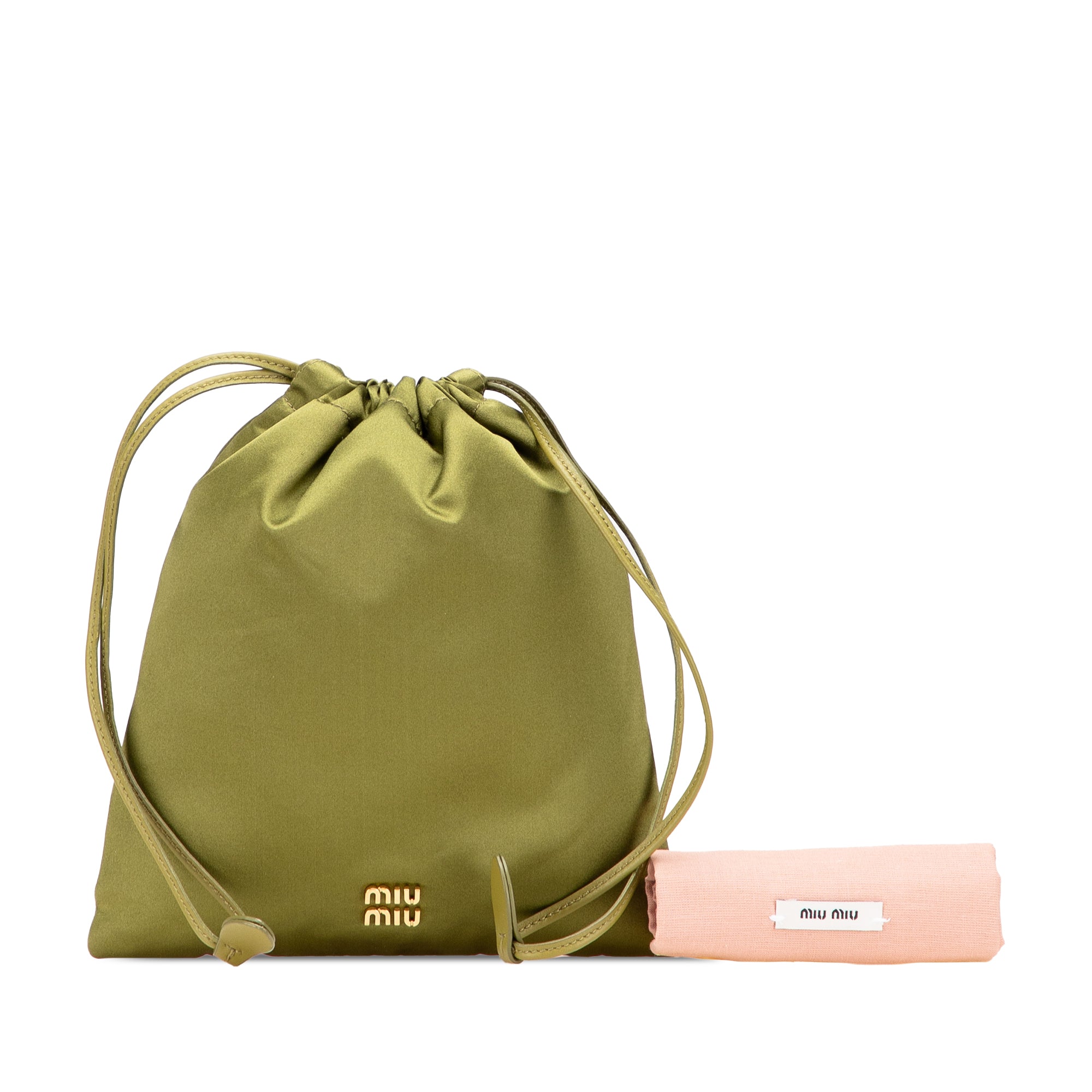 Satin Duchesse Drawstring Pouch