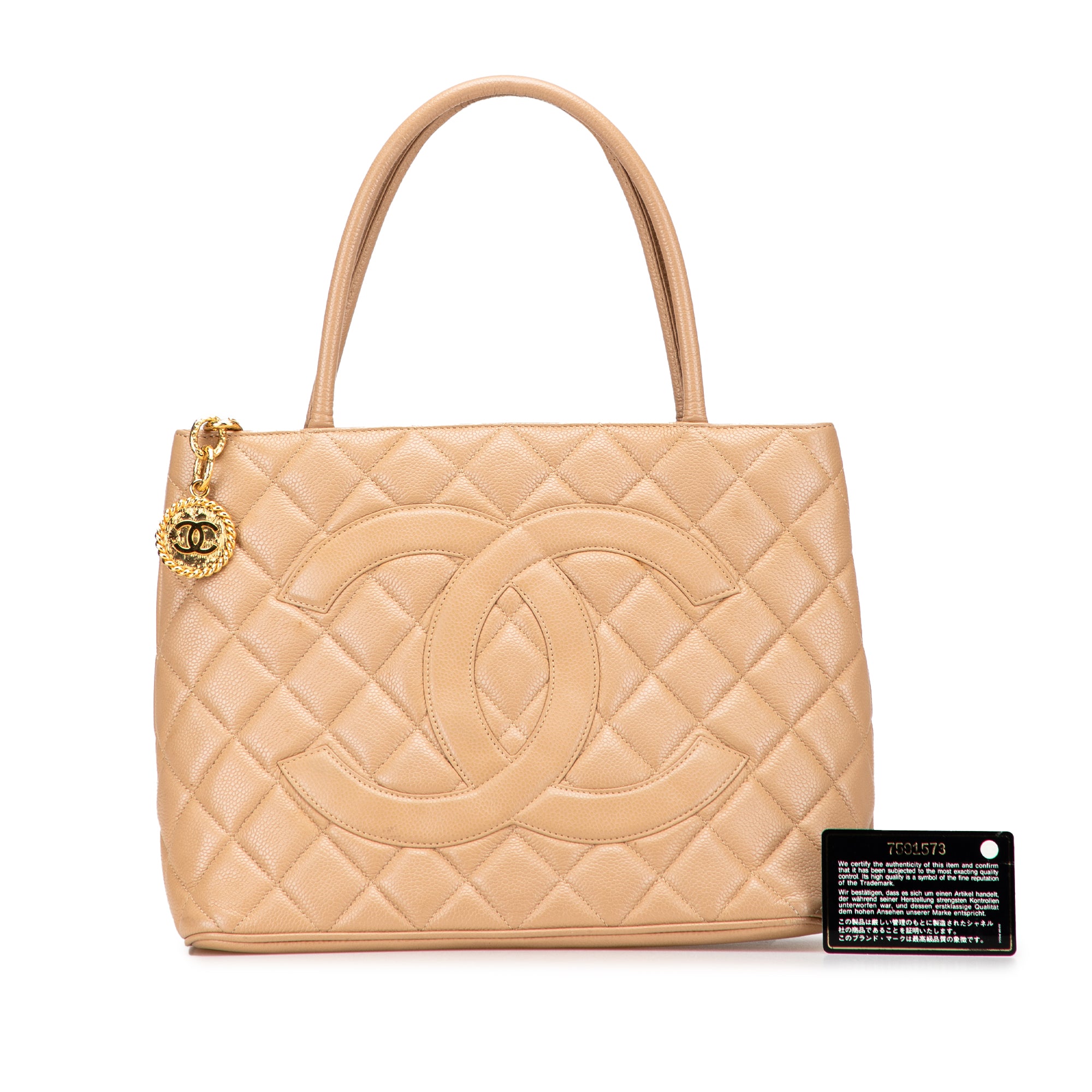 Caviar Medallion Tote