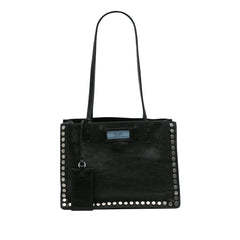 Glace Calf Studded Etiquette Tote