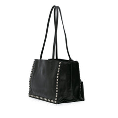 Glace Calf Studded Etiquette Tote