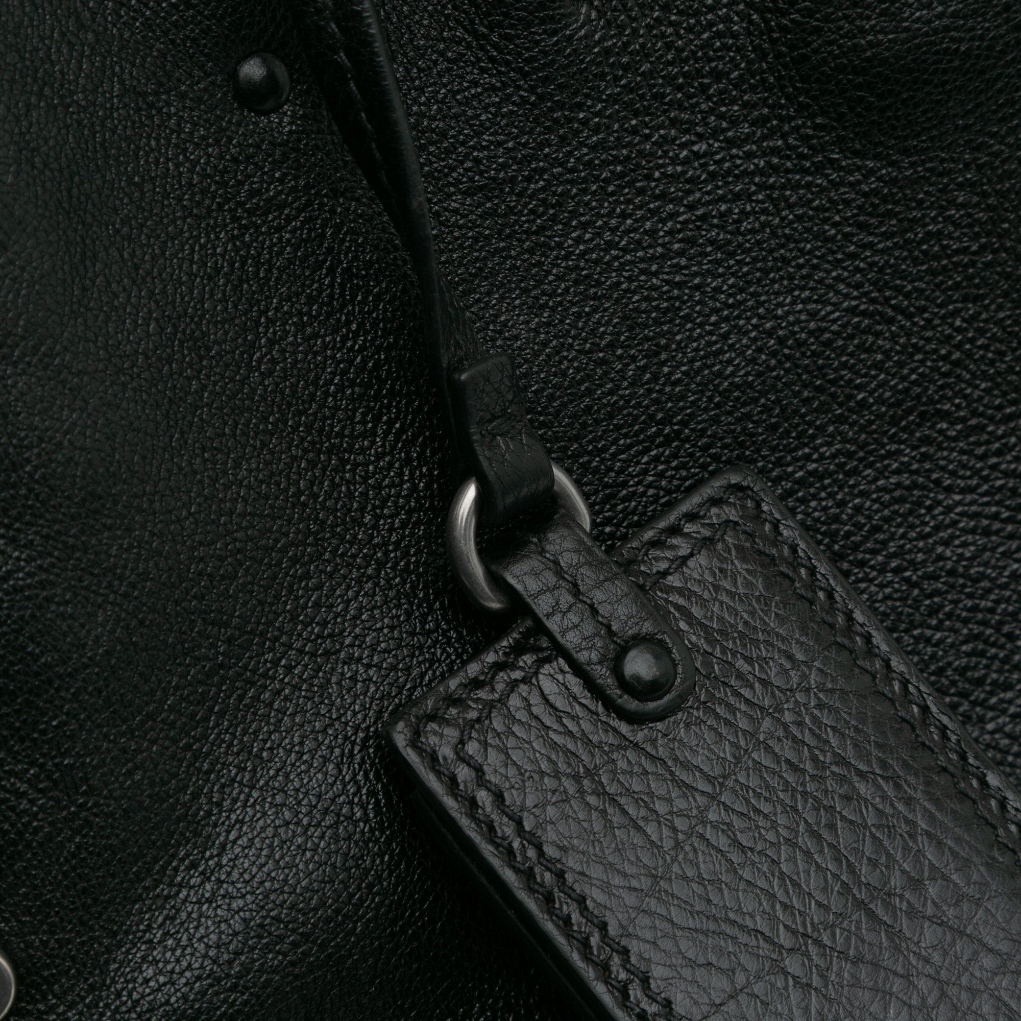 Glace Calf Studded Etiquette Tote