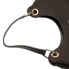Guccissima Trimmed Canvas Shoulder Bag