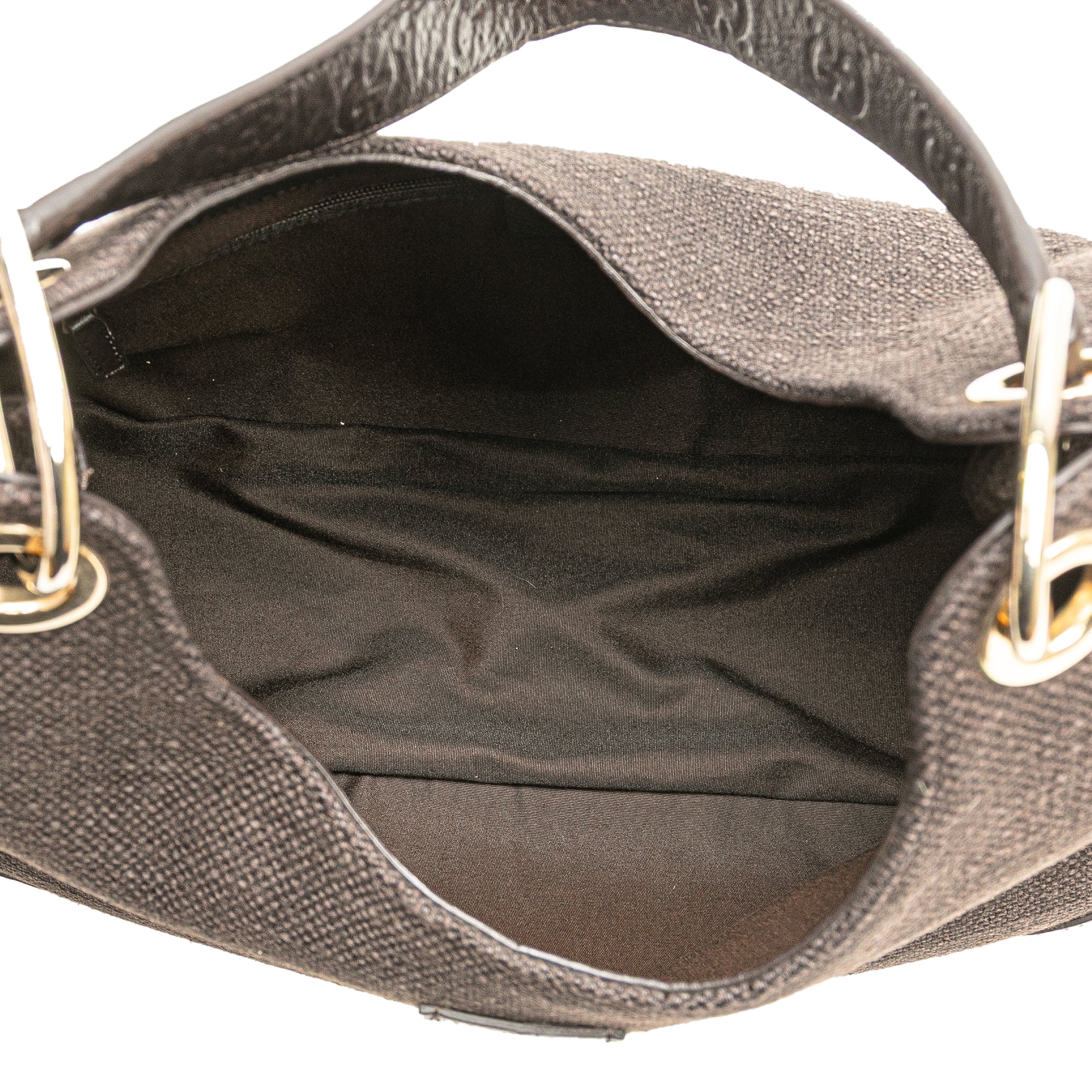 Guccissima Trimmed Canvas Shoulder Bag