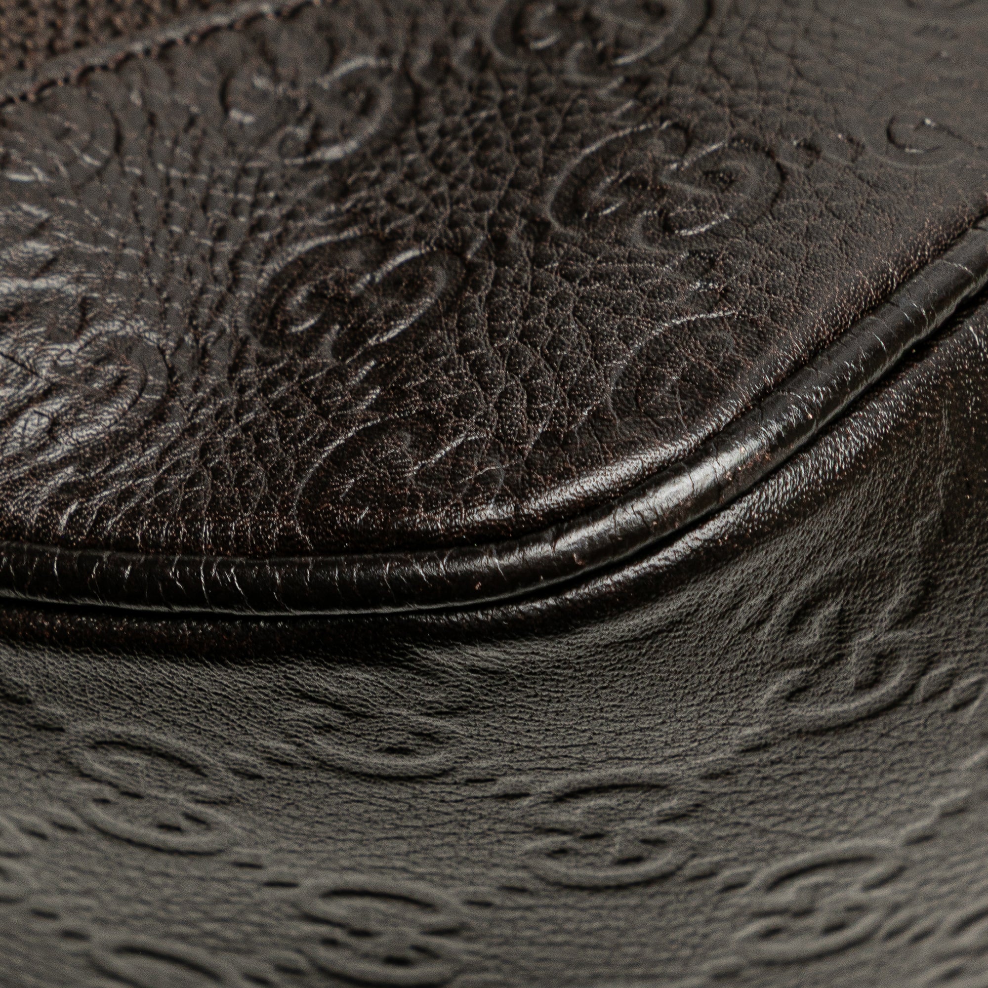 Guccissima Trimmed Canvas Shoulder Bag